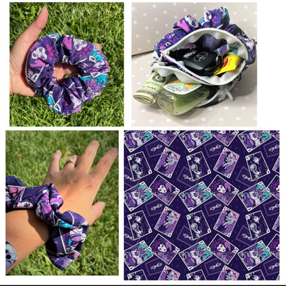 Villain Zipper Scrunchies