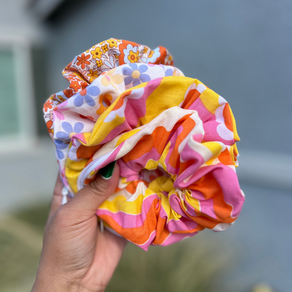 Retro Zipper Scrunchies