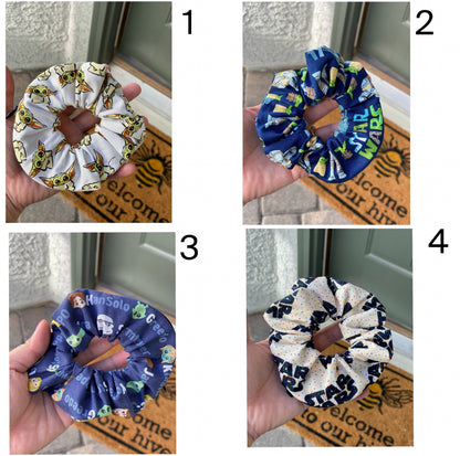 Star Warz Zipper Scrunchies